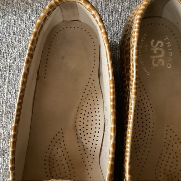 SAS Crock Embossed Patent Leather Loafer 7.5M - Picture 5 of 5